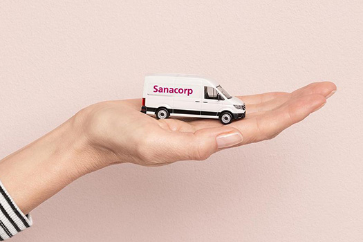 Hohe Lieferfähigkeit durch den Sanacorp Grosshandel